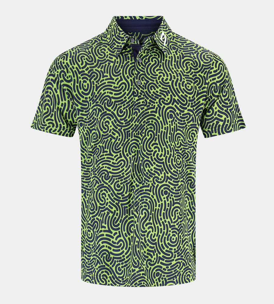 JUMBLE POLO - LIME