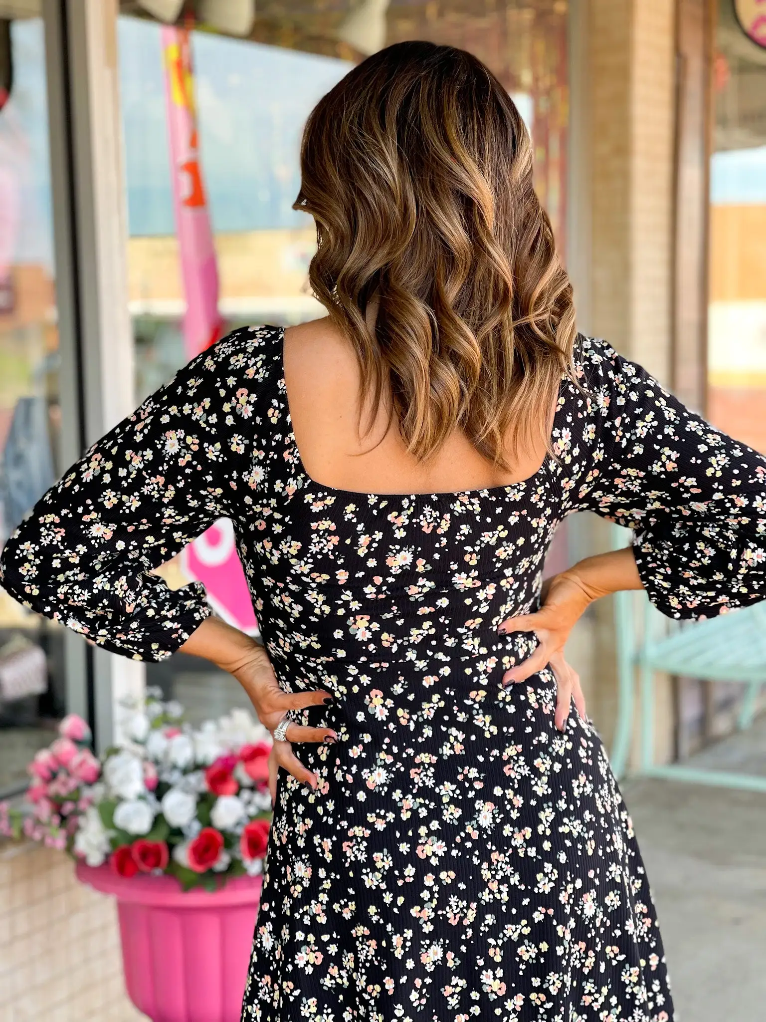 Just For Now Floral Dress