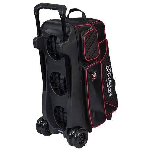 KR Royal Flush 4x4 Ball Roller Bowling Bag Black/Red