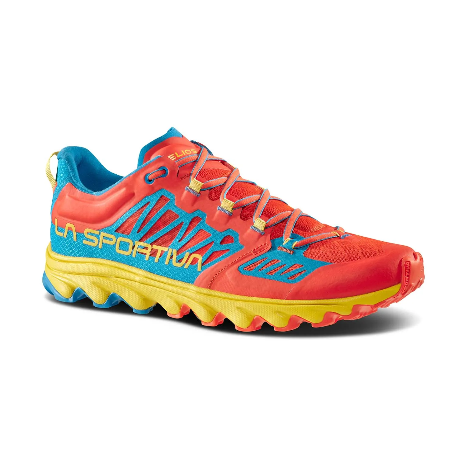 La Sportiva Helios III  Cherry Tomato/Tropic Blue