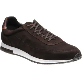 LOAKE  Bannister - Leather Sneakers - Dark Brown Suede- RTD