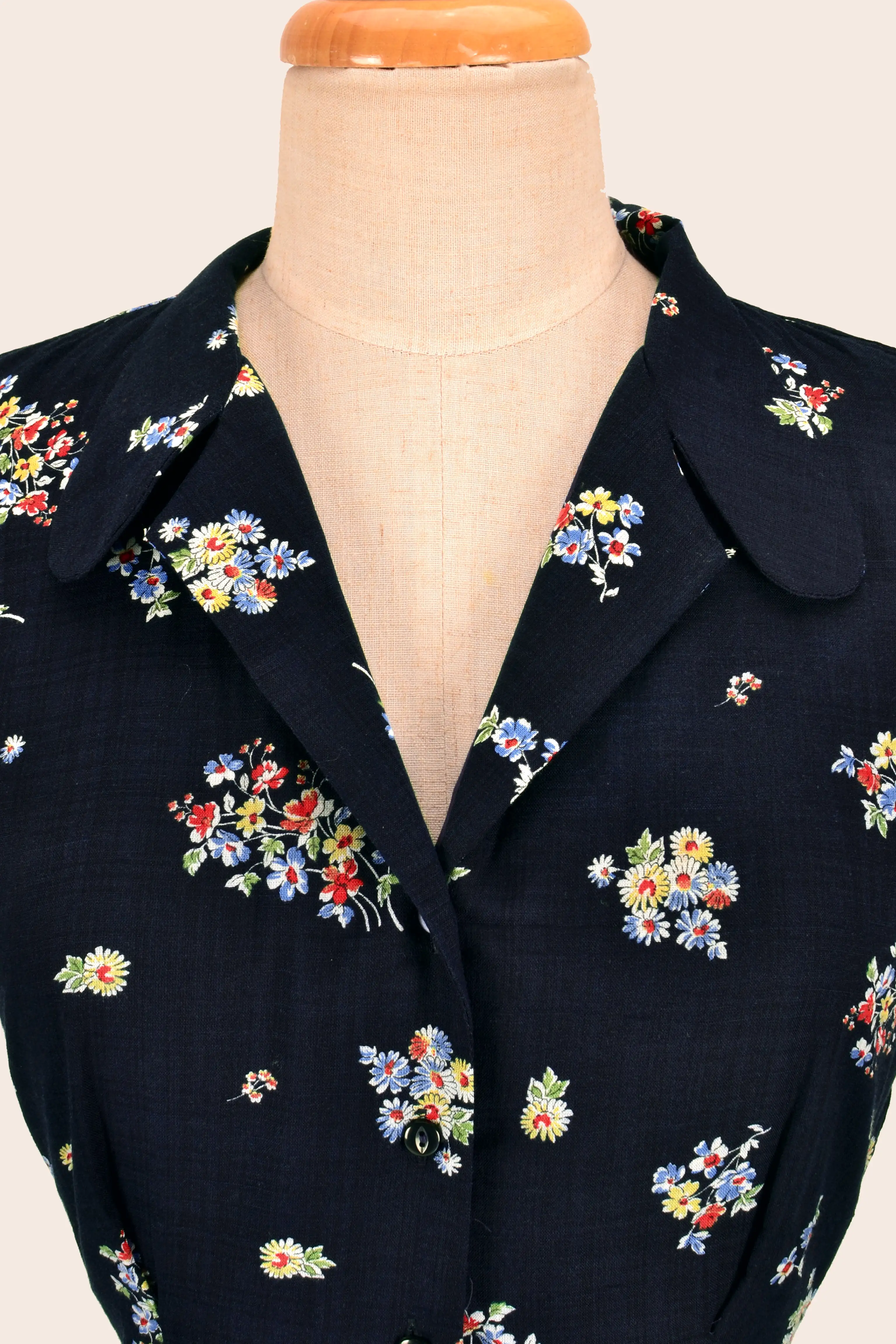 Manette Navy Floral Dress