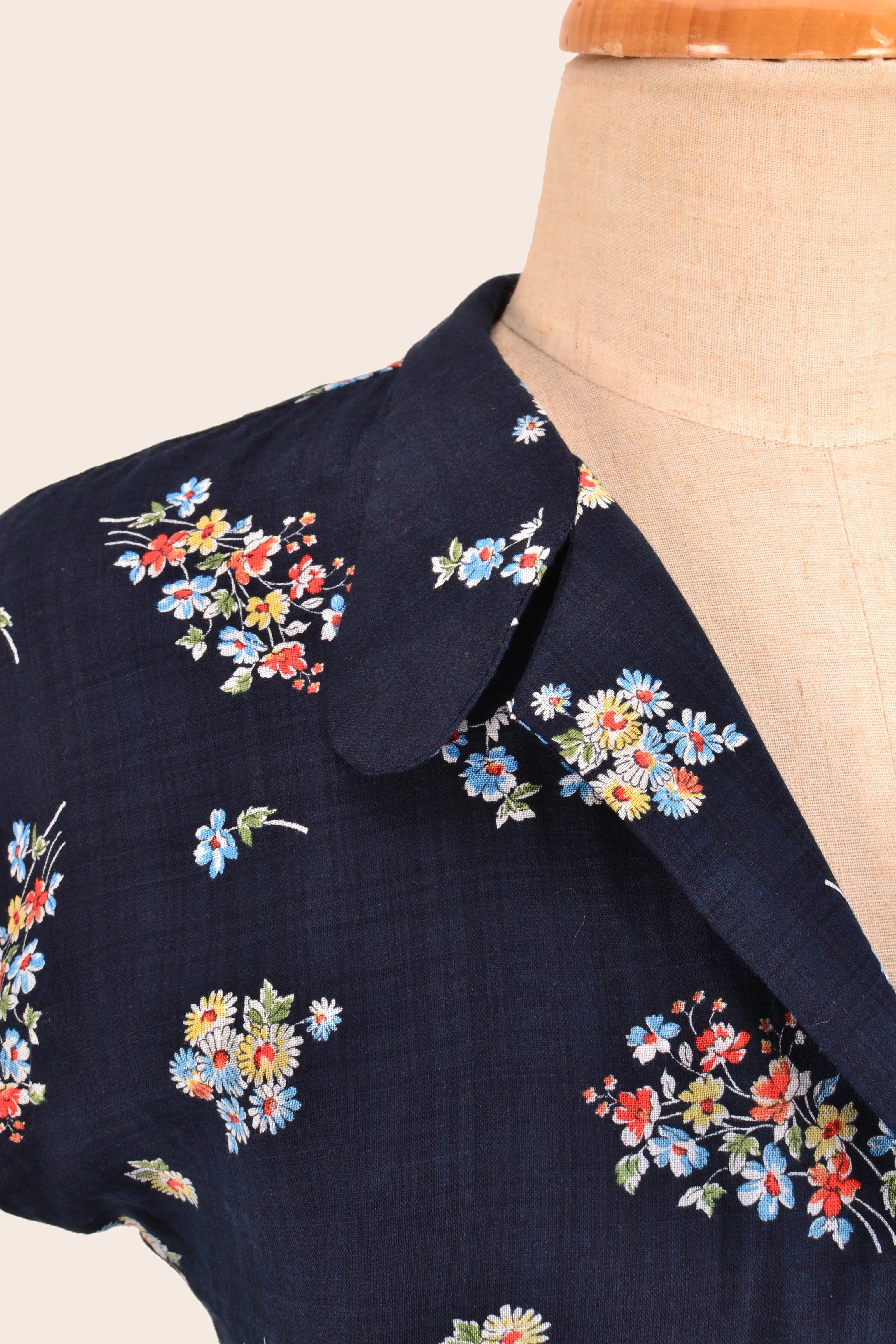 Manette Navy Floral Dress