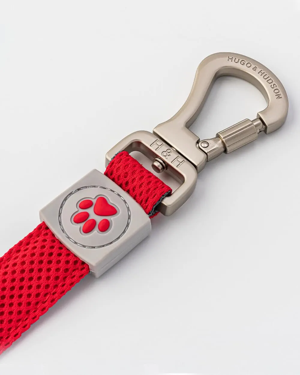 Mesh Dog Leash - Red