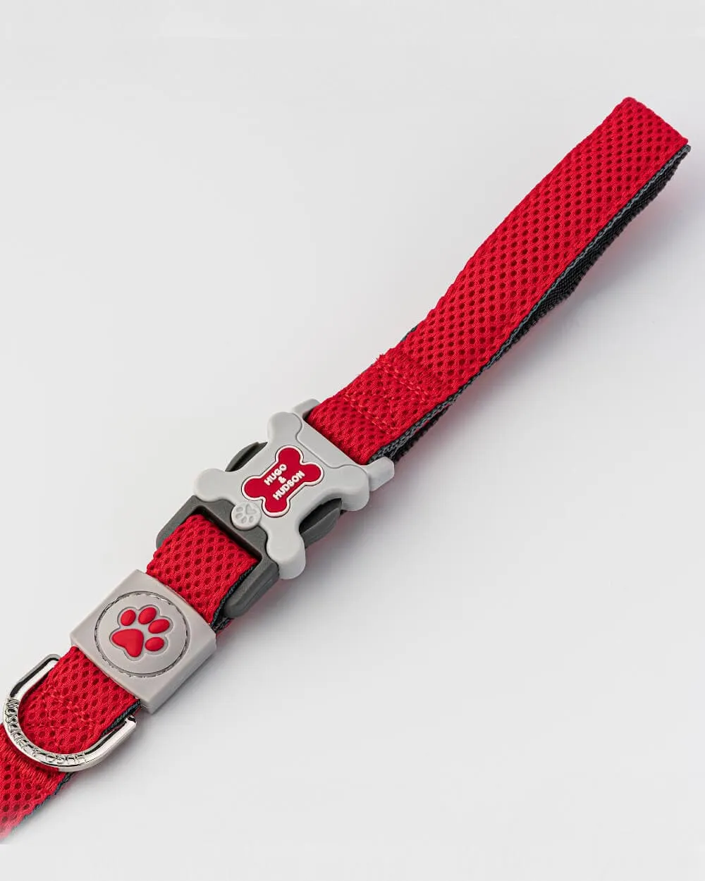 Mesh Dog Leash - Red