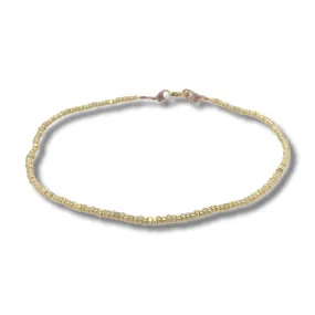 MICRO BEADED BRACELET IN GOLD