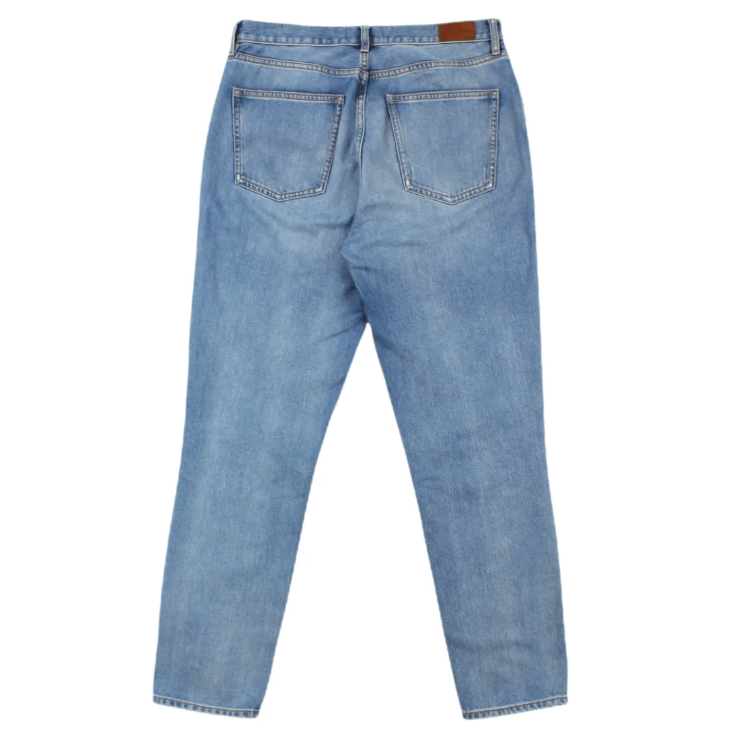 M.i.h Blue Distressed Straight Leg Jeans