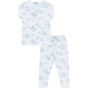 Nellapima Toile Baby Pajamas, Blue