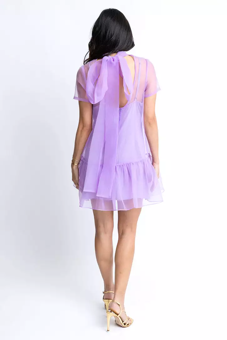 Organza Mock Bow Dress