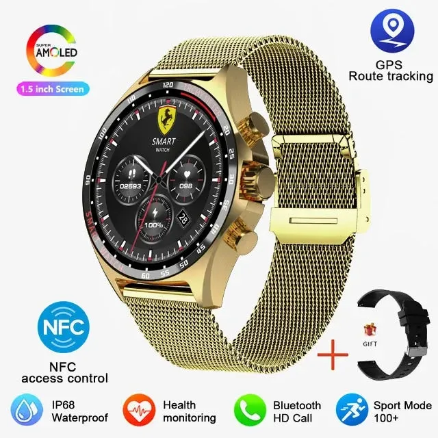 Outdoor Sports GPS HD Smartwatch Bluetooth Call Health Monitoring