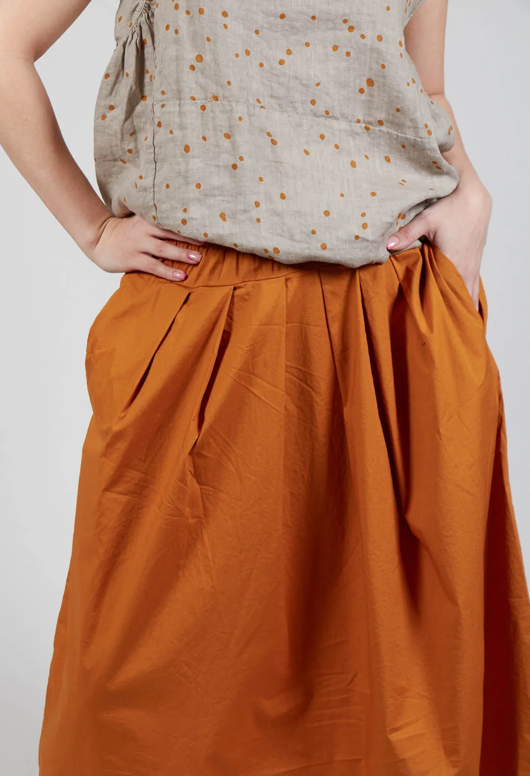 Pesci P Skirt In Ambra