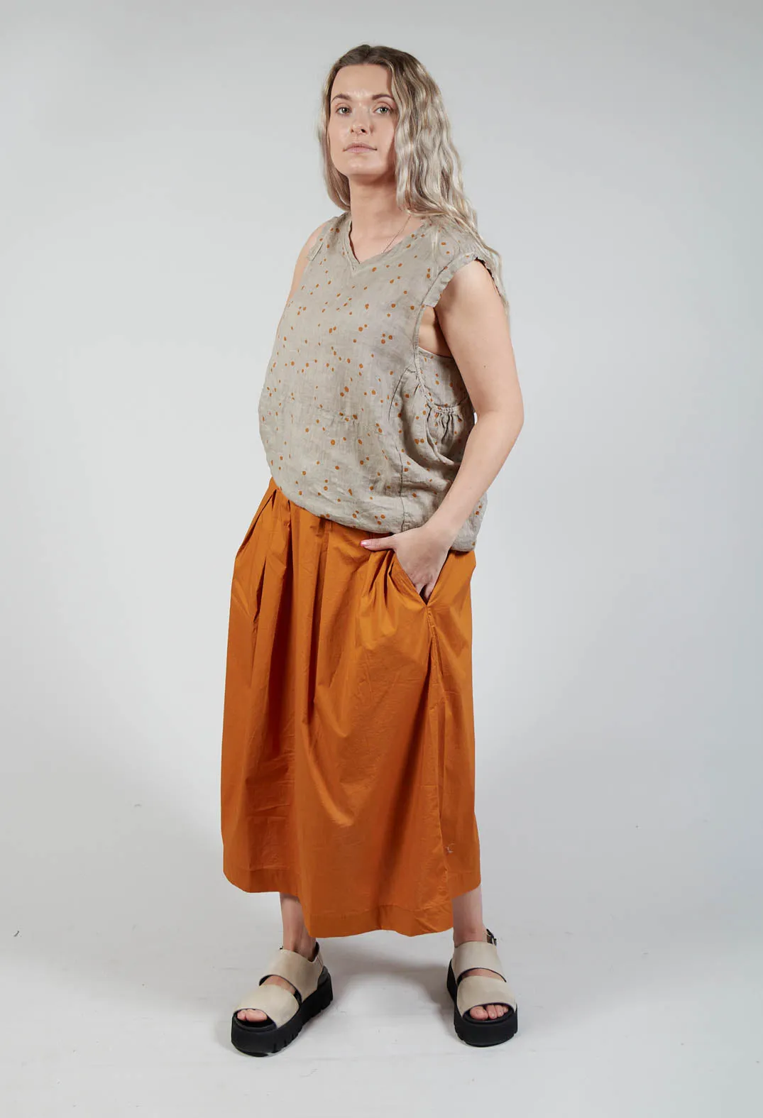 Pesci P Skirt In Ambra