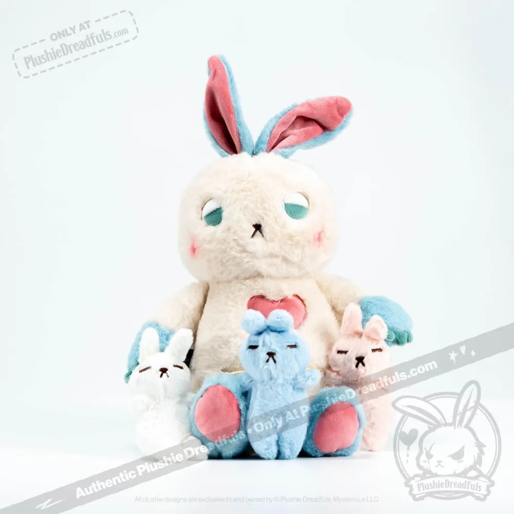 Plushie Dreadfuls - Buns in a Bun Pregnant Rabbit - Plush Stuffed Animal