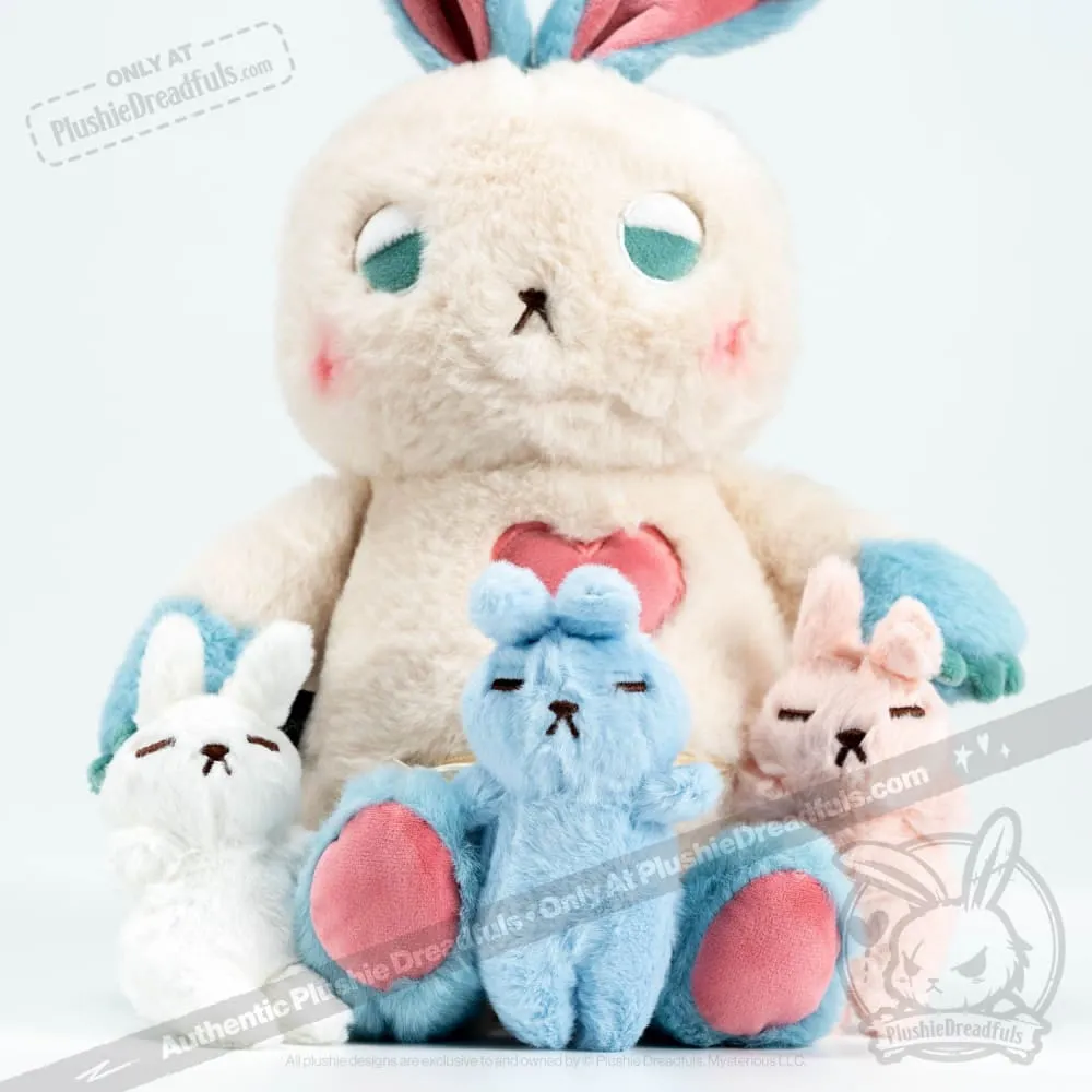 Plushie Dreadfuls - Buns in a Bun Pregnant Rabbit - Plush Stuffed Animal