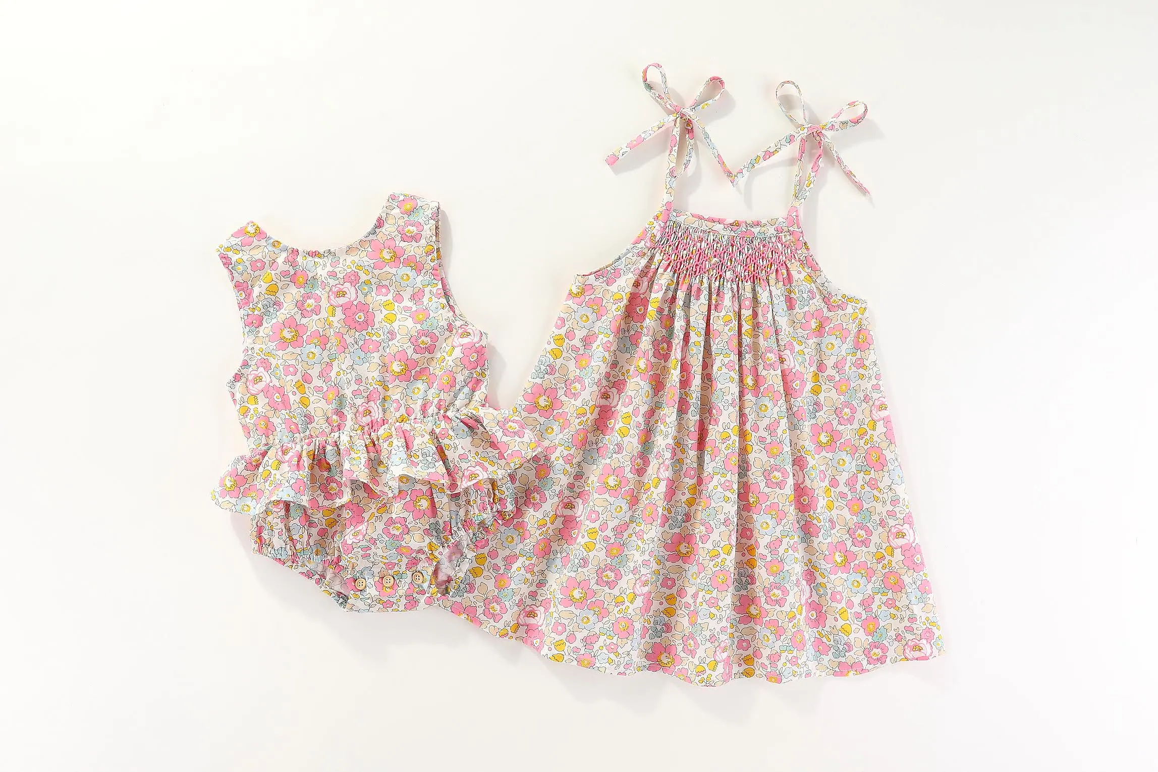 Pontine Summer Dress: 6-12M, 1-2Y, 2-3Y, 3-4Y, 4-5Y, 5-6Y, 6-8Y