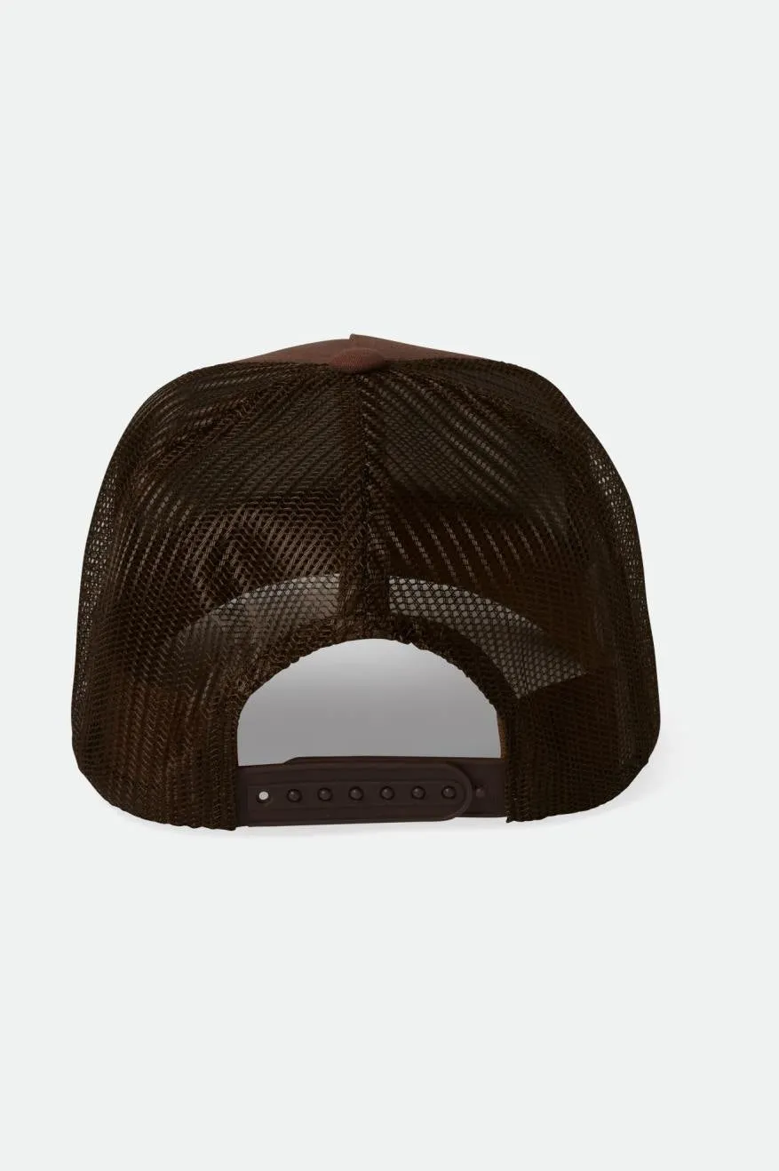 Postal C Netplus MP Trucker Hat - Sepia/Sepia