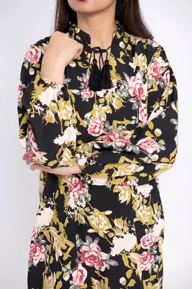 PRINTED FLORAL DRESS