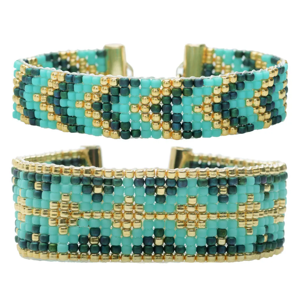 Refill - Loom Bracelet Duo - Hemingway Teal - Exclusive Beadaholique Jewelry Kit