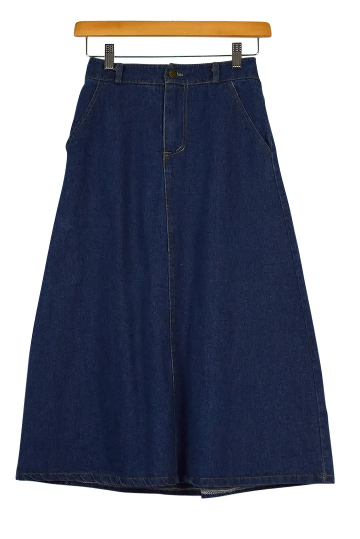 Reworked Denim Skirt