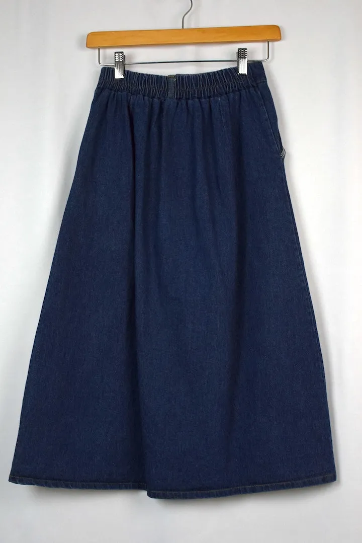 Reworked Denim Skirt