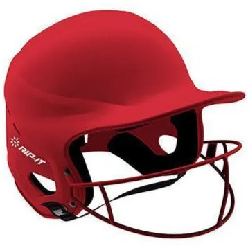 Rip It Vision Pro Matte Fastpitch Softball Batting Helmet with Mask: VIS