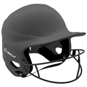 Rip It Vision Pro Matte Fastpitch Softball Batting Helmet with Mask: VIS