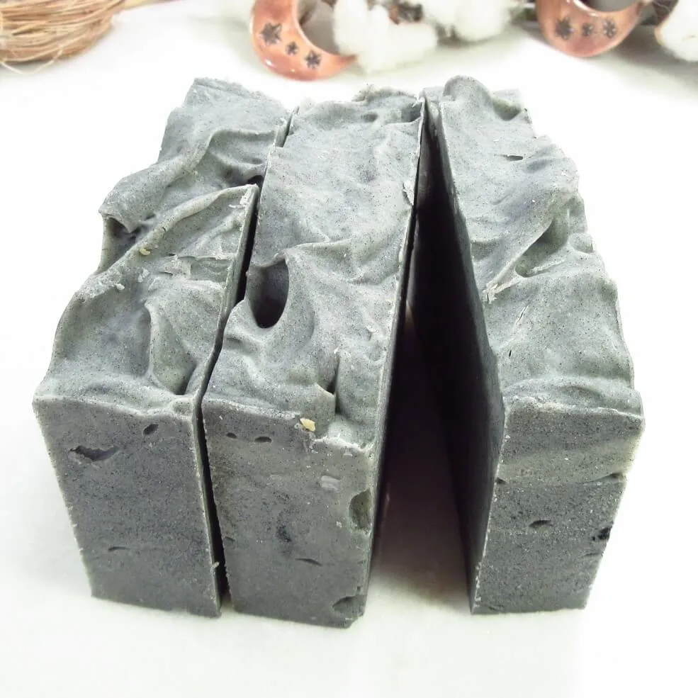 Shea Butter Activated Charcoal Soap Unscented, No Dye