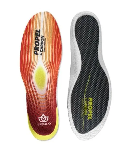 Spenco Propel + Carbon Performance Insoles (Unisex) Size Mens US 6-7.5 Womens US 7-8.5