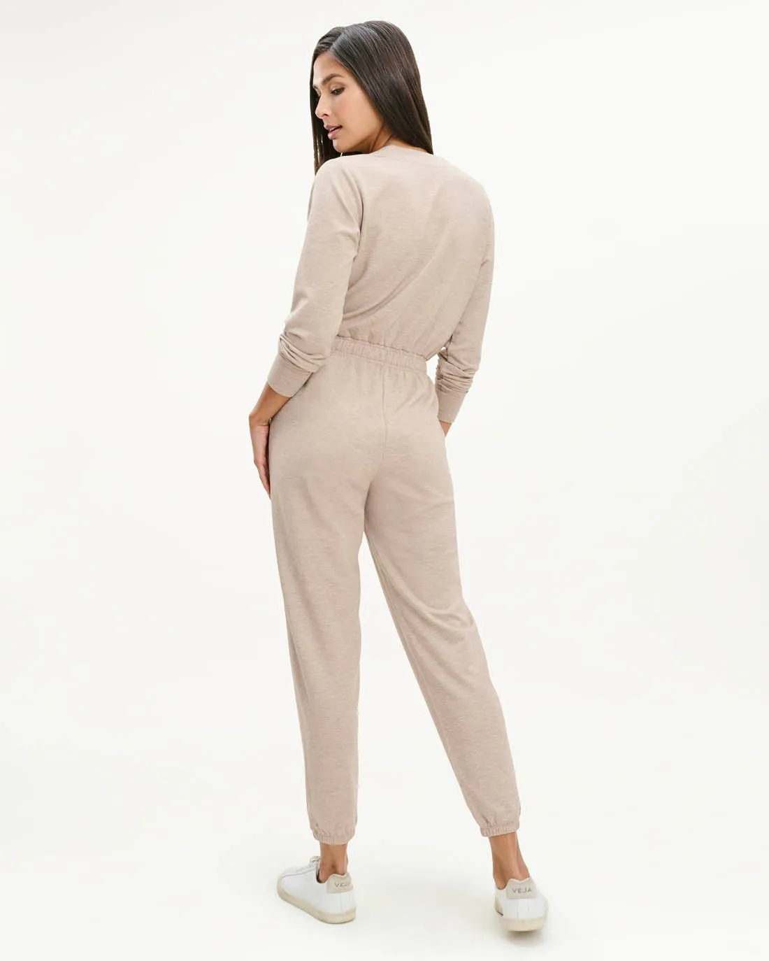 Splendid x Cella Jane Supersoft Surplice Jumpsuit