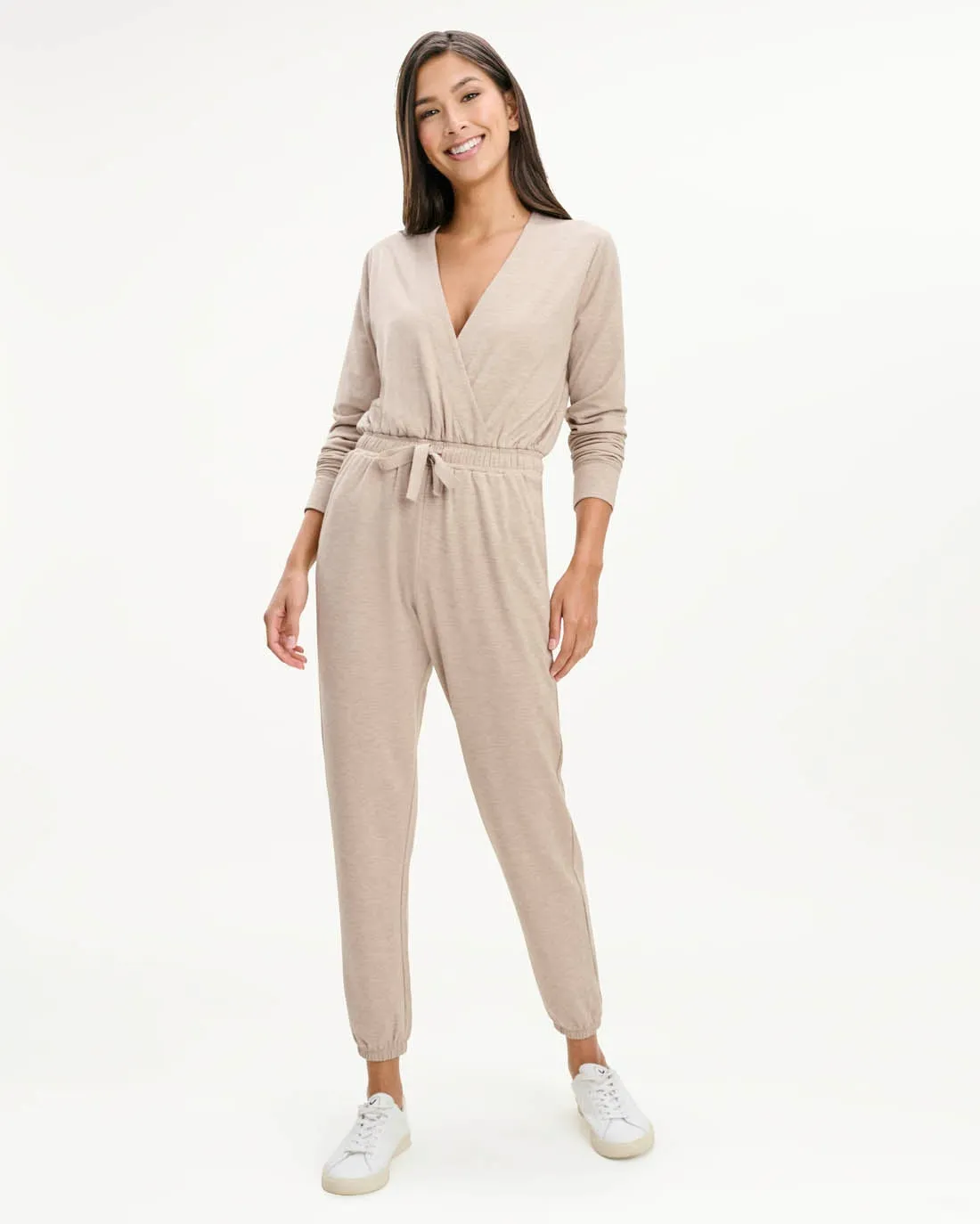 Splendid x Cella Jane Supersoft Surplice Jumpsuit