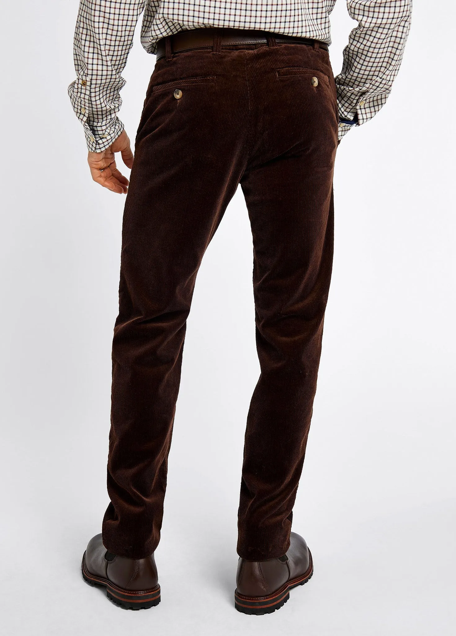 Stride Men's Corduroy Trousers - Brown