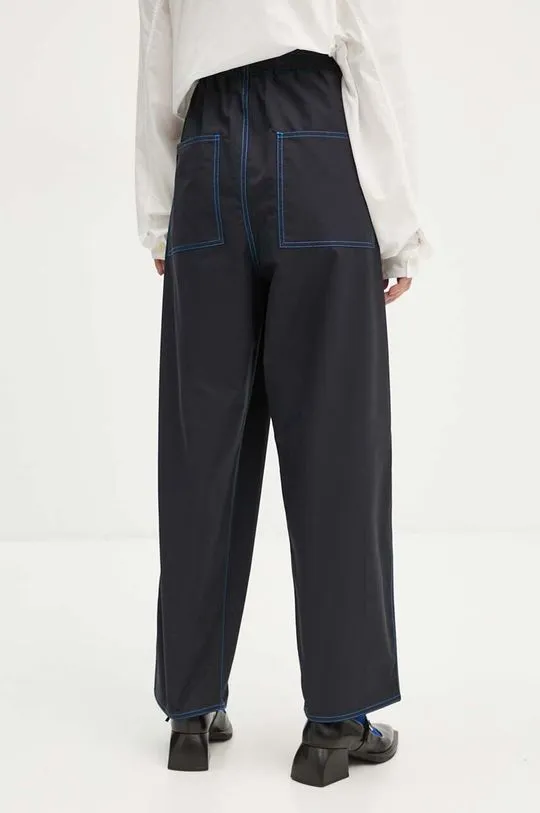 Sunnei trousers navy blue color RTWXBOT001