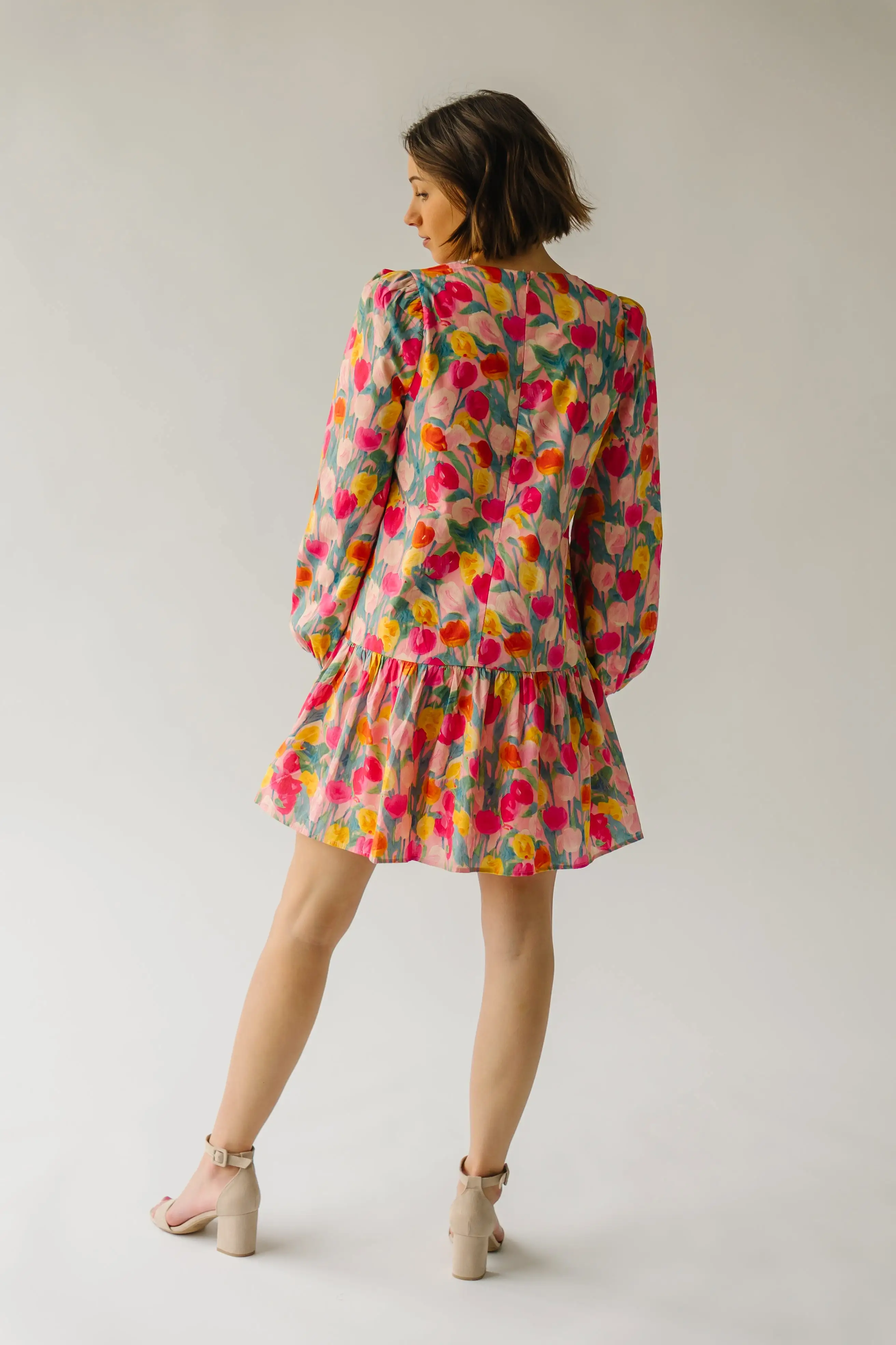 The Bullard Floral Dress in Pink