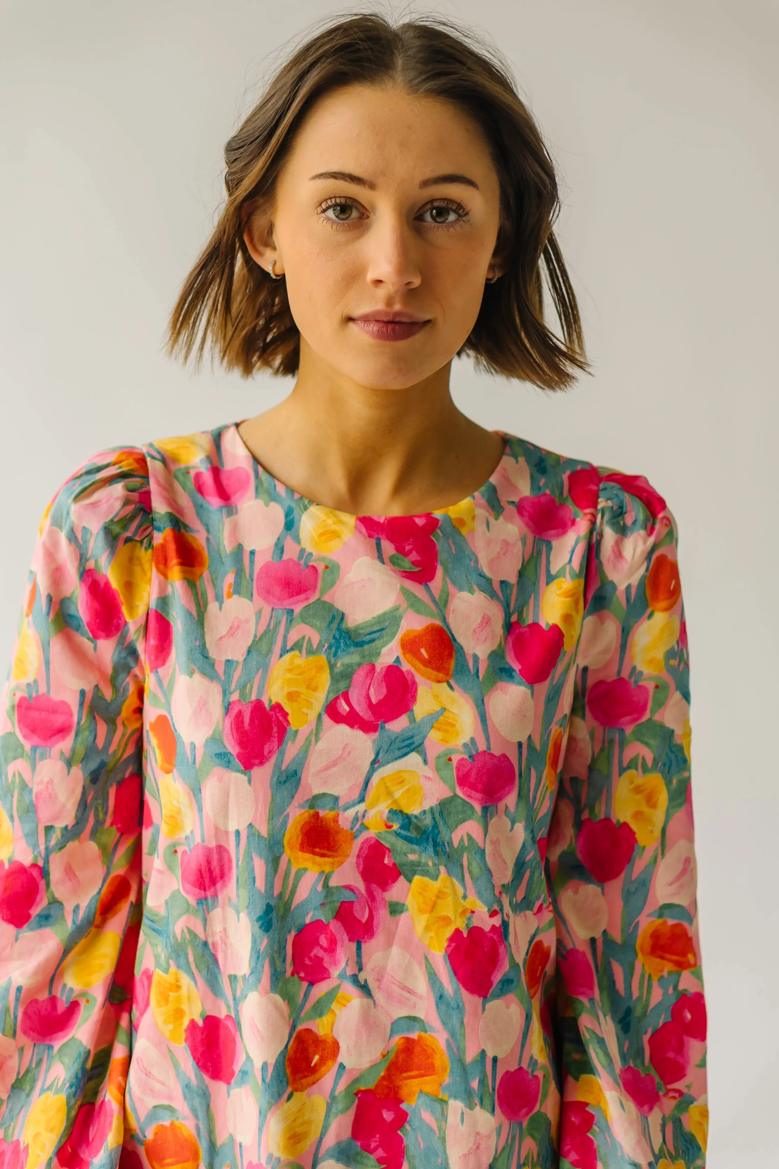 The Bullard Floral Dress in Pink