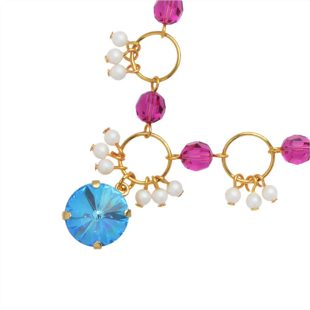 The Hamptons Necklace featuring Swarovski Crystals in Ocean - Exclusive Beadaholique Jewelry Kit