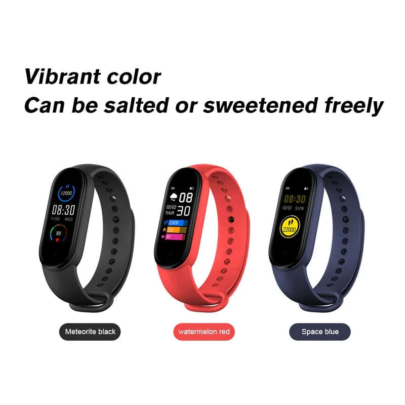 Unisex Sport Style Android OS Waterproof M5pro On Wrist Round Smartwatch