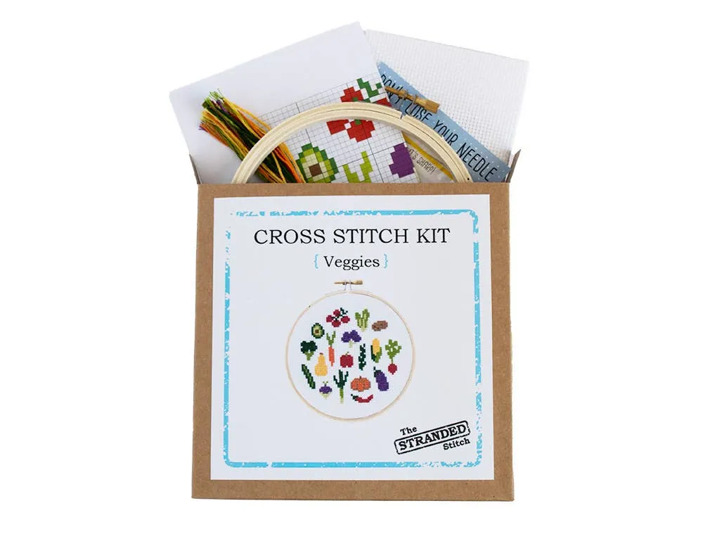 Veggies Cross Stitch DIY Kit