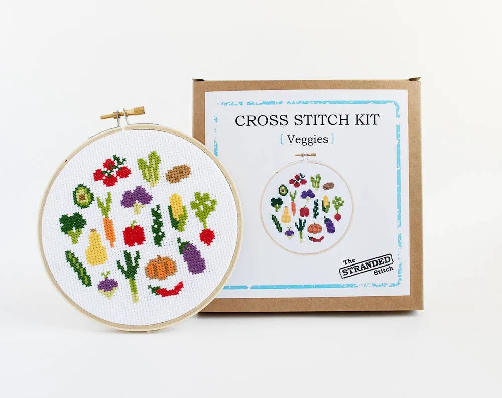 Veggies Cross Stitch DIY Kit