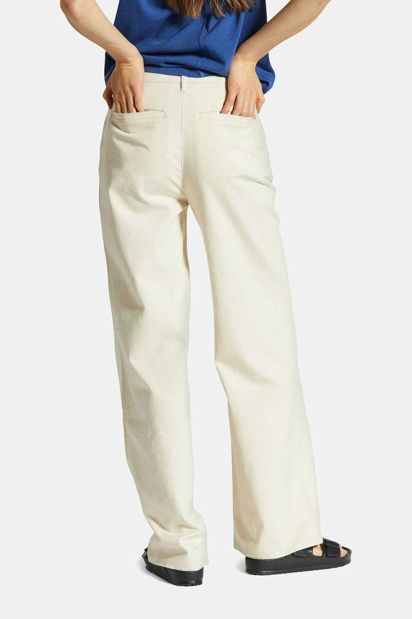 Victory Full Length Wide Leg Pant - Natural/Natural