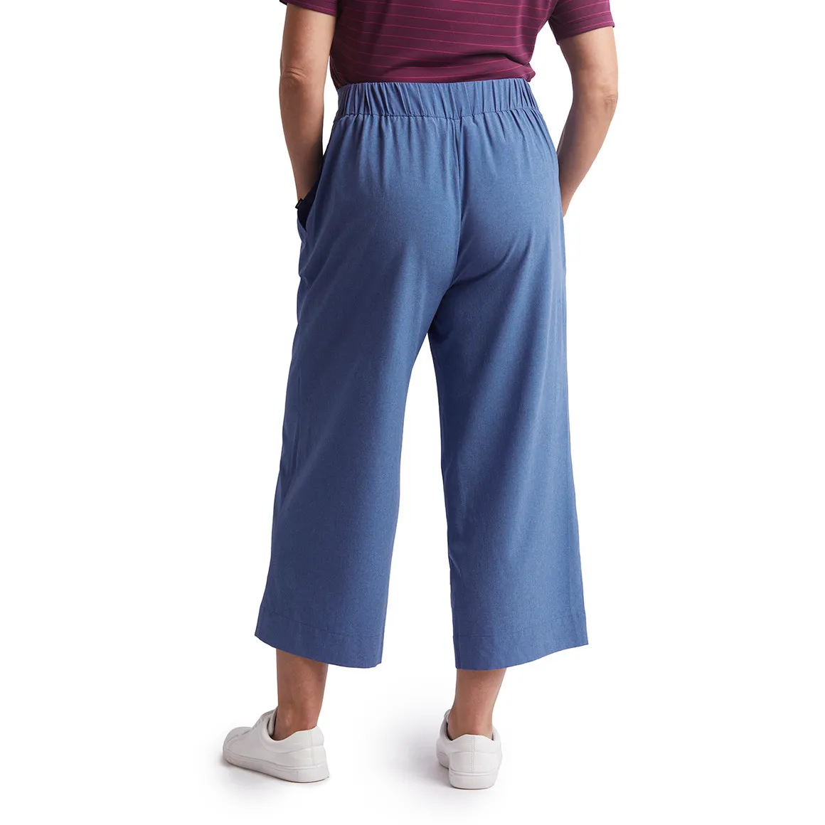 Women's Voyager Capris Trousers Heather Blue