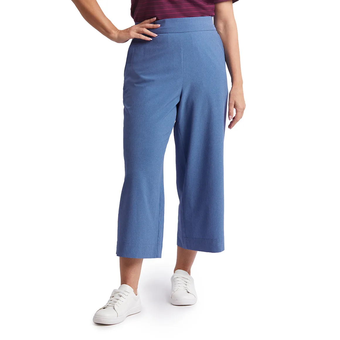 Women's Voyager Capris Trousers Heather Blue